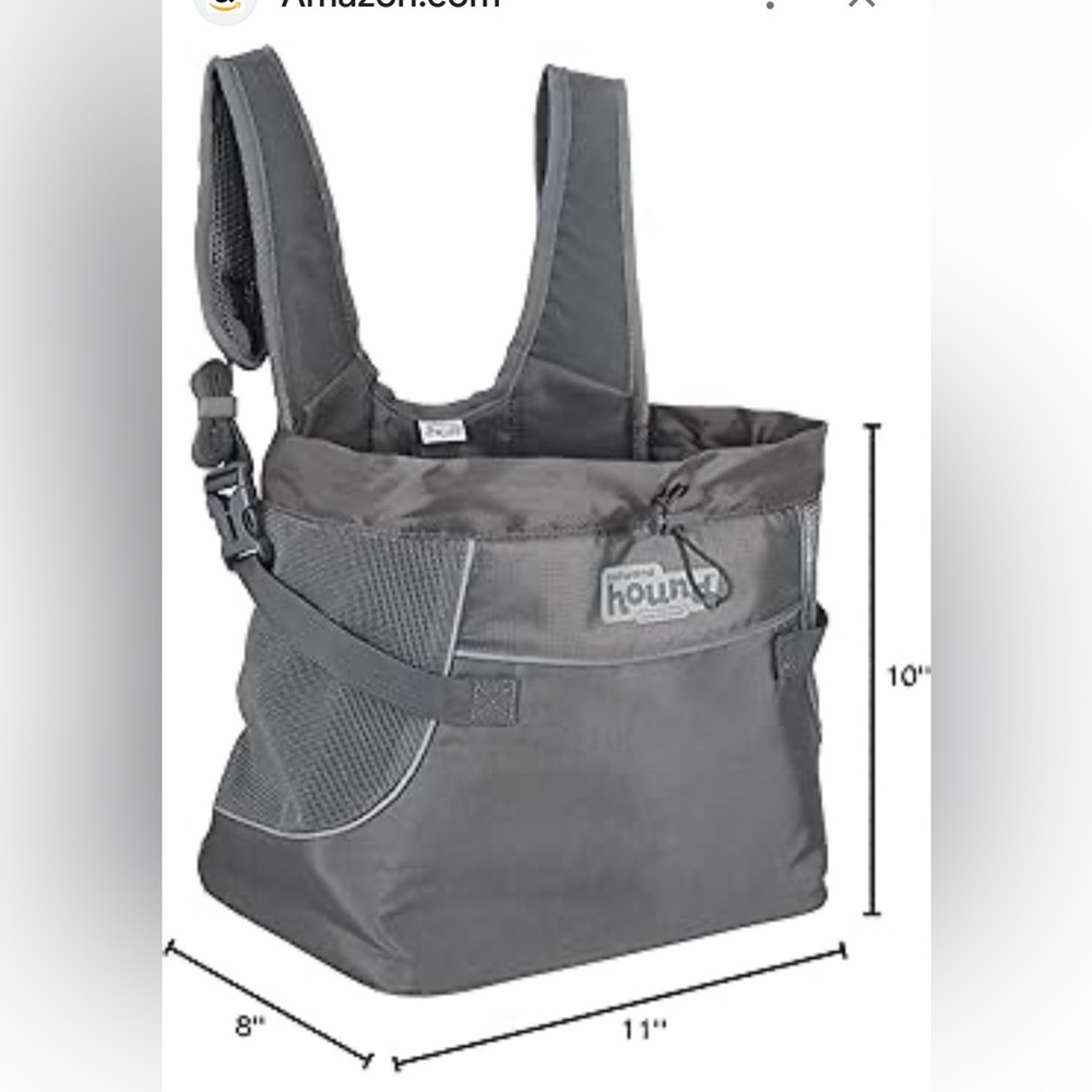 Outward Hound Gray Dog Bag. NWOT